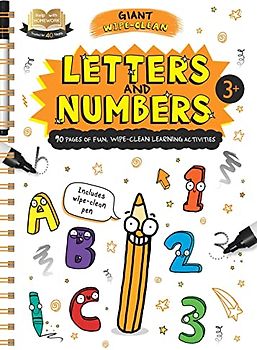 Help With Homework Letters & Numbers: Giant Wipe-clean Workbook for 3+ Year-olds