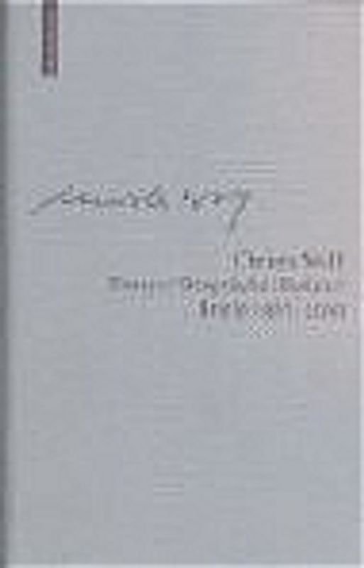 Essays / Gespräche / Reden / Briefe 1987 - 2000