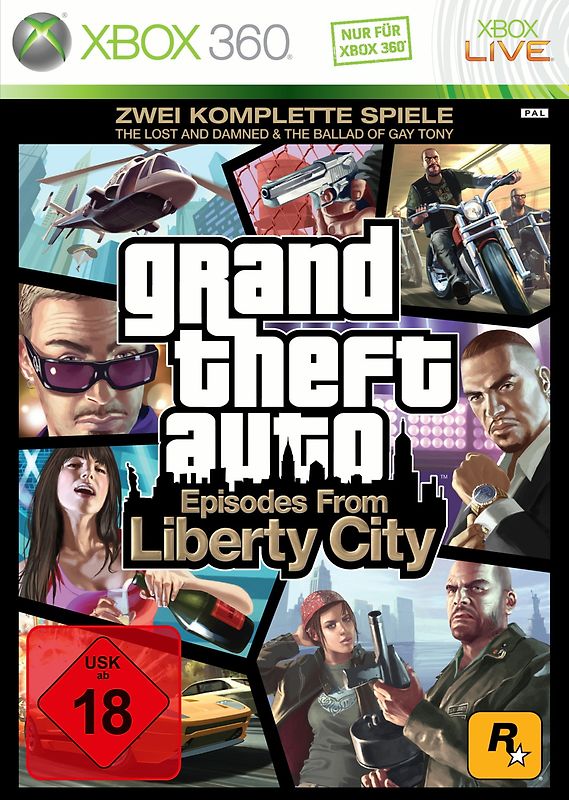 Grand Theft Auto: Episodes from Liberty City [The Lost and Damned & The Ballad of Gay Tony] Xbox 360