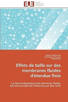 Effets de taille sur des membranes fluides d'étendue finie