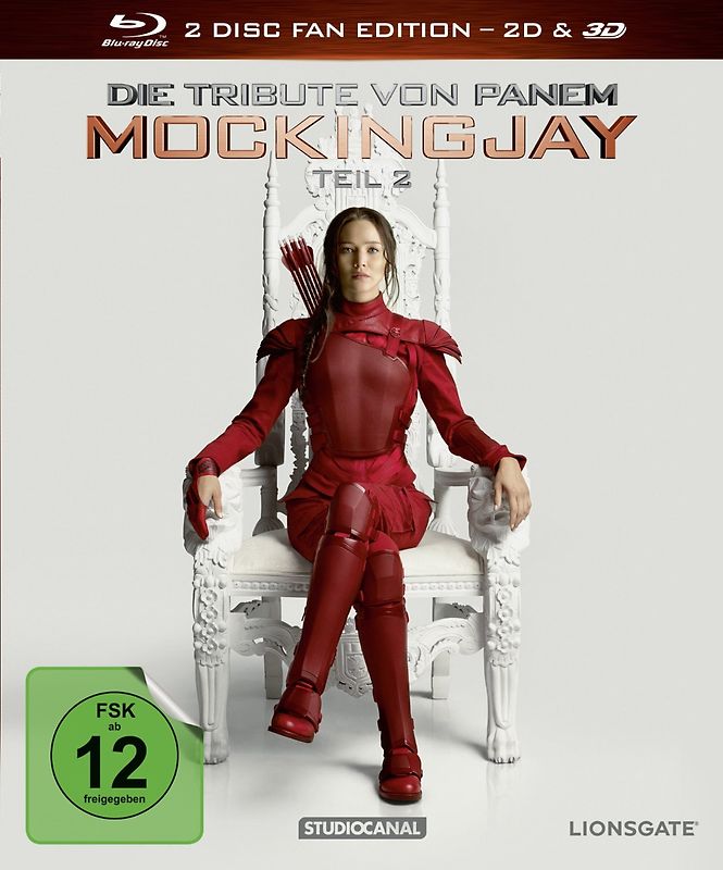 Die Tribute von Panem - Mockingjay: Teil 2 3D [Fan Edition, 2 Discs] 3D Blu-ray Disc
