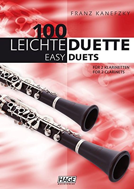 100 leichte Duette für 2 Klarinetten