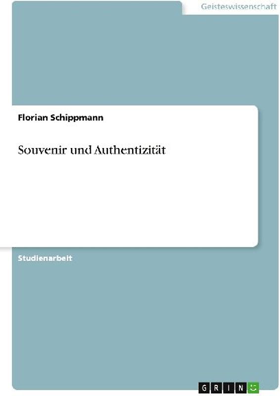 Souvenir und Authentizität