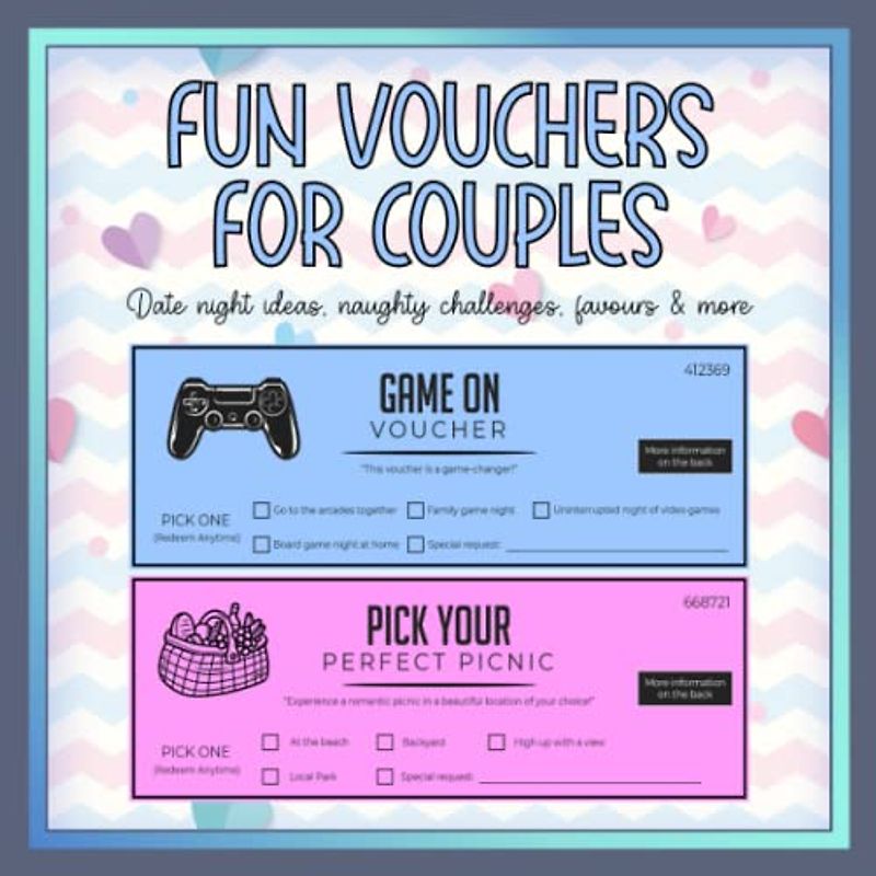 Fun Vouchers for Couples: Creative Date Night Ideas, Challenges, Activities, Favours & More | Create Lasting Memories with Your Partner