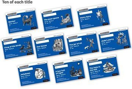 Read Write Inc. Phonics: Blue Set 6 Core Black & White Storybooks (Pack of 100)