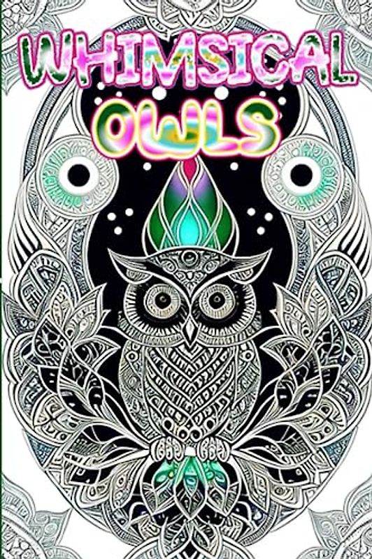 WHIMSICAL OWLS: A Captivating Coloring Journey of Wisdom, Relaxation, and Inspirational Delight