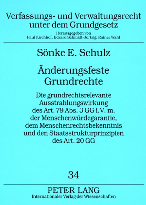 Änderungsfeste Grundrechte