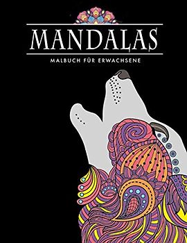 Malbuch für Erwachsene: 60 Mandalas auf schwarzem Hintergrund & BONUS: 100 Motive zum Ausmalen für die ganze Familie (PDF zum Ausdrucken), Entspannung & Kreativität fördern.