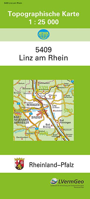 TK25 5409 Linz am Rhein