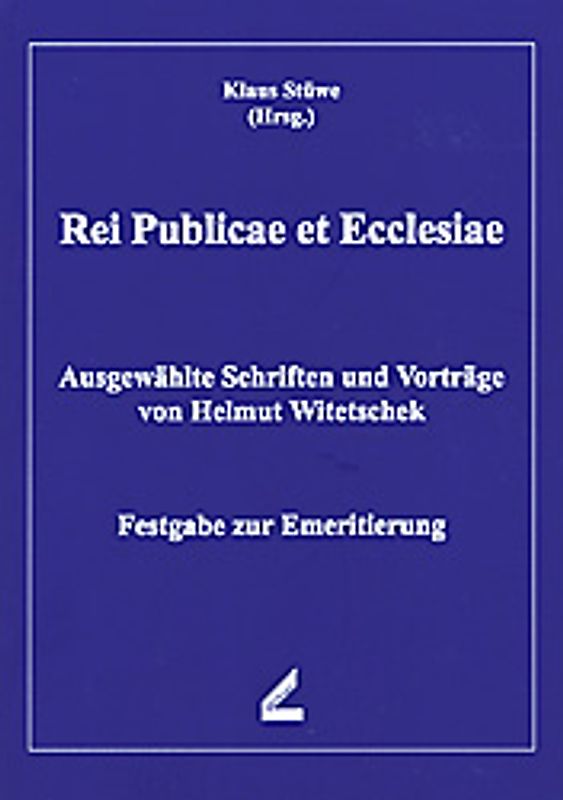 Rei Publicae et Ecclesiae