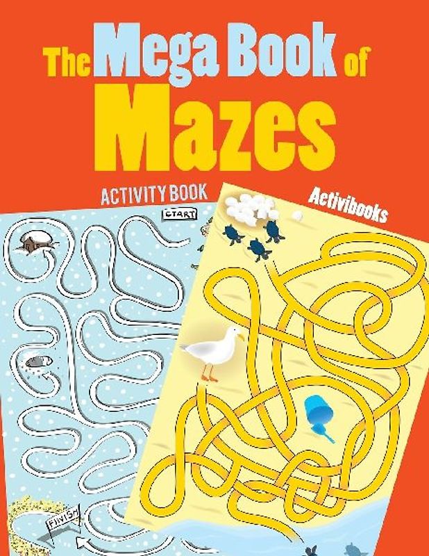 The Mega Book of Mazes Activity Book