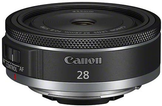 Canon RF 28 mm F2.8 STM 55 mm Filtergewinde (Canon RF Anschluss) schwarz