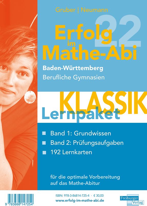 Erfolg im Mathe-Abi 2022 Lernpaket 'Klassik' Baden-Württemberg Berufliche Gymnasien