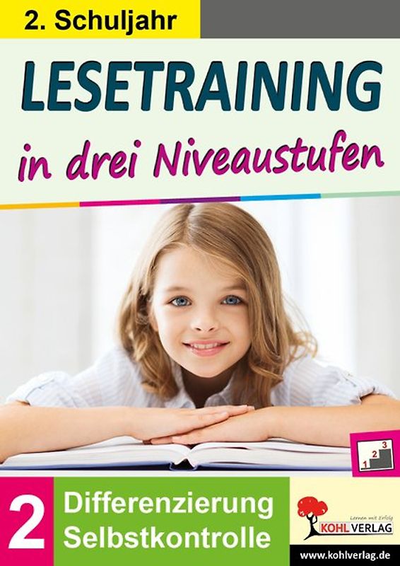 Lesetraining in drei Niveaustufen / Klasse 2