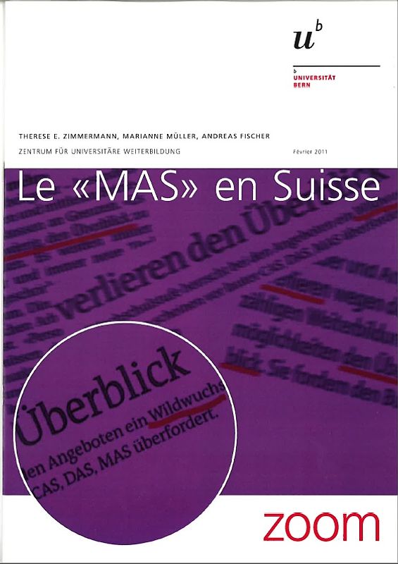Le "MAS" en Suisse