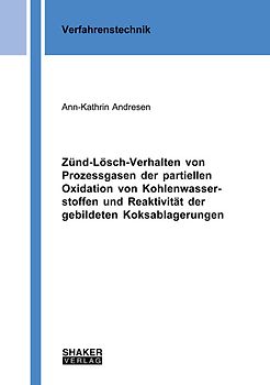 Zünd-Lösch-Verhalten von Prozessgasen der partiellen Oxidation von Kohlenwasserstoffen und Reaktivität der gebildeten Koksablagerungen
