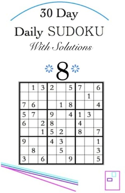 30 Day Daily Sudoku With Solutions 8