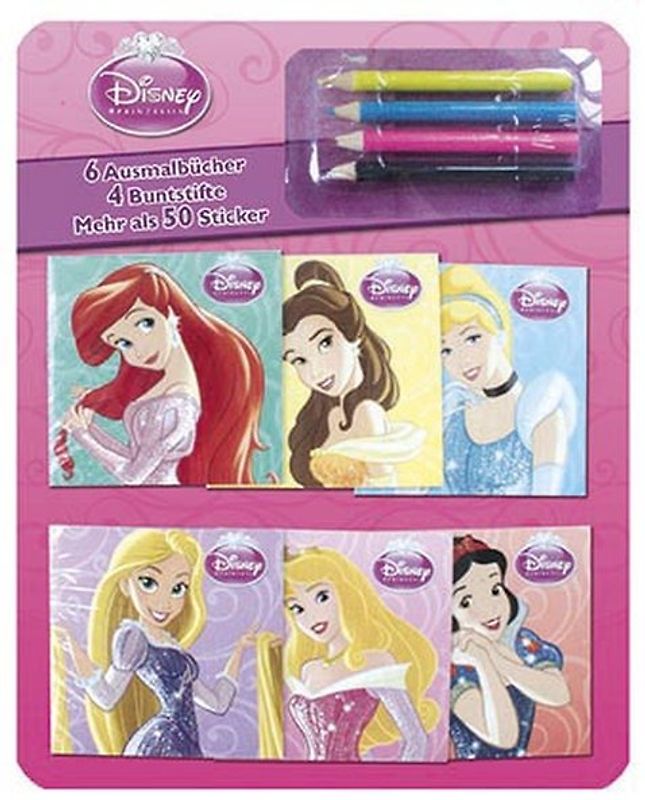 Disney Prinzessin Mini-Malbücher