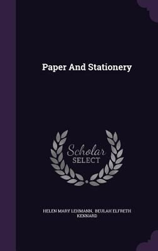 Paper And Stationery