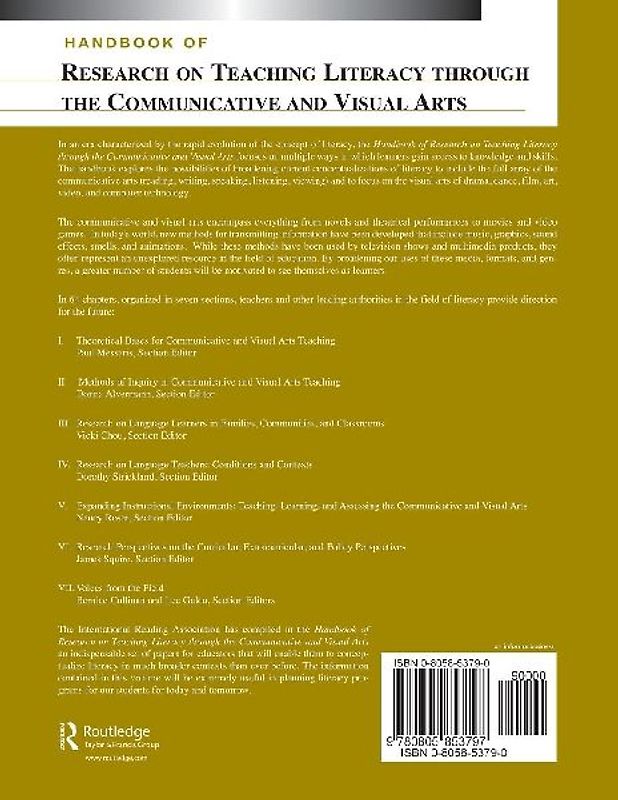 Handbook of Research on Teaching Literacy Through the Communicative and Visual Arts