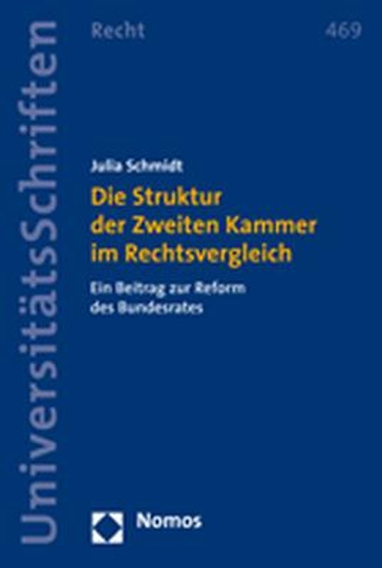 Die Struktur der Zweiten Kammer im Rechtsvergleich