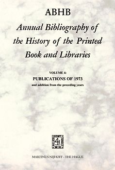ABHB Annual Bibliography of the History of the Printed Book and Libraries