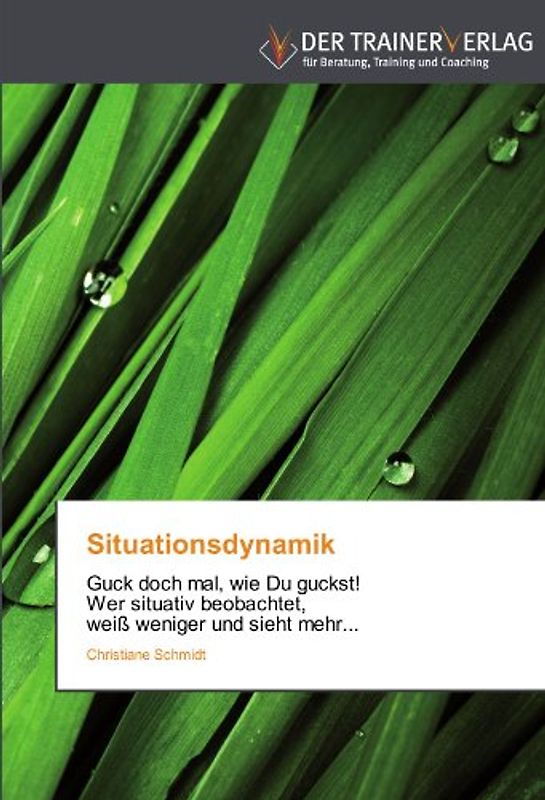 Situationsdynamik: Guck doch mal, wie Du guckst!   Wer situativ beobachtet,   weiß weniger und sieht mehr... - Schmidt, Christiane