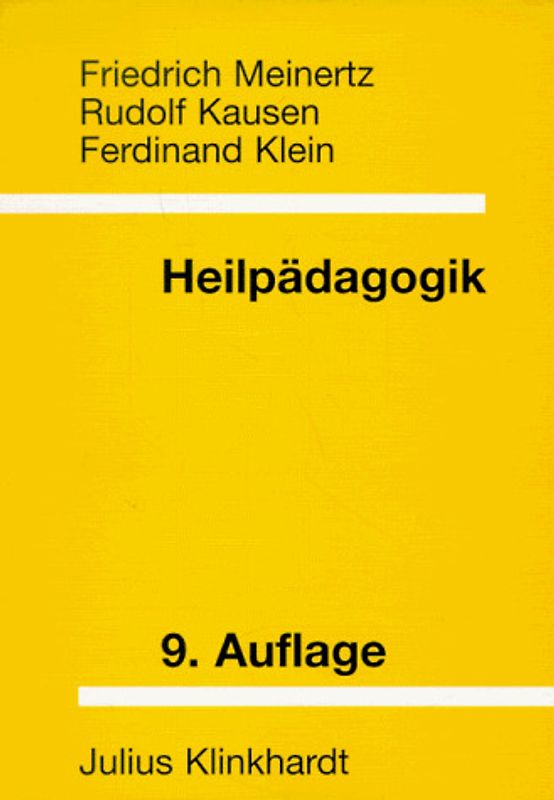 Heilpädagogik. Eine Einführung in pädagogisches Sehen und Verstehen