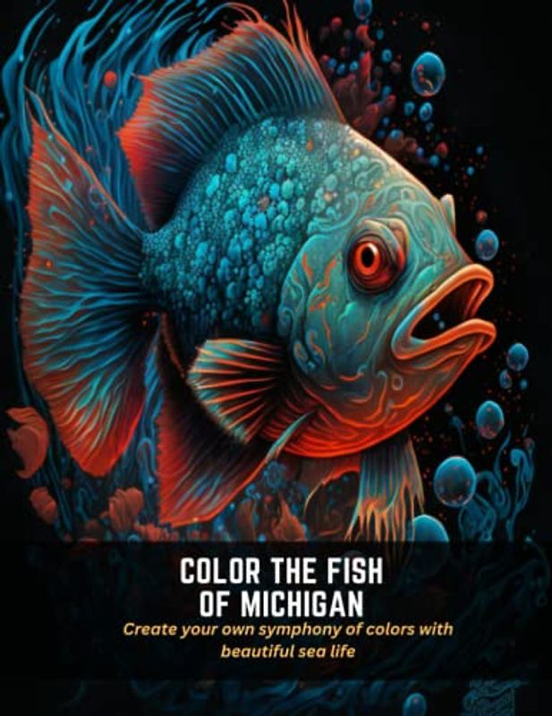 Color the Fish of Michigan: Create your own symphony of colors with beautiful sea life