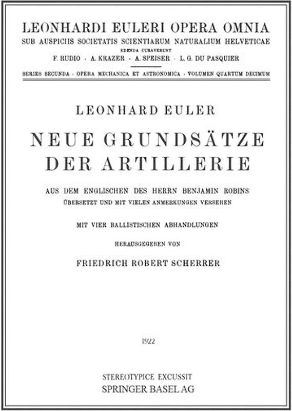 Neue Grundsätze der Artillerie