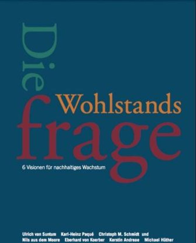 Die Wohlstandsfrage