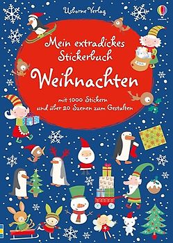 Mein extradickes Stickerbuch: Weihnachten