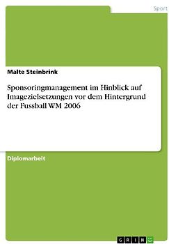 Sponsoringmanagement im Hinblick auf Imagezielsetzungen vor dem Hintergrund der Fussball WM 2006
