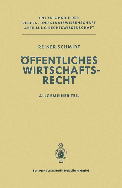 Öffentliches Wirtschaftsrecht