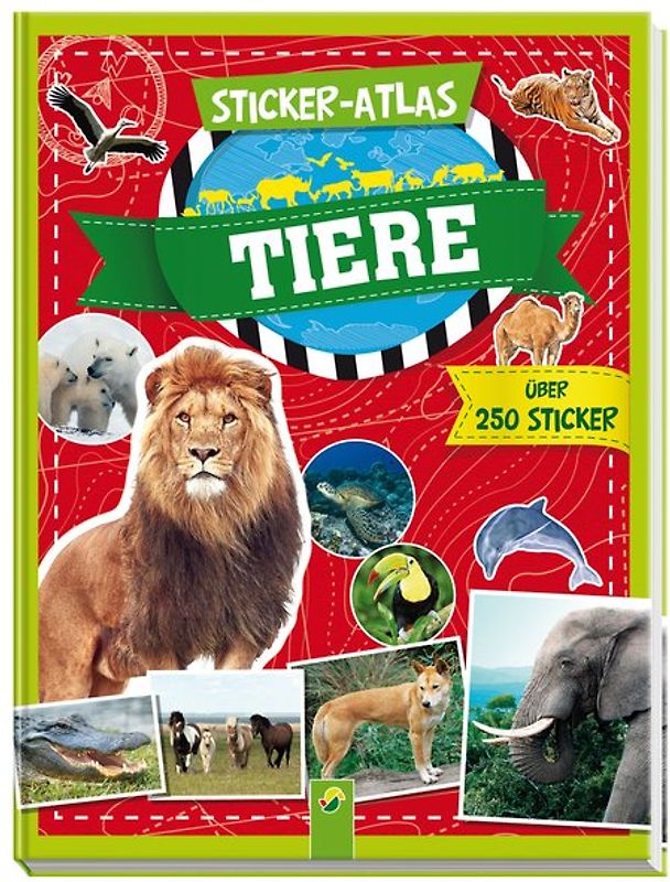 Sticker-Atlas Tiere