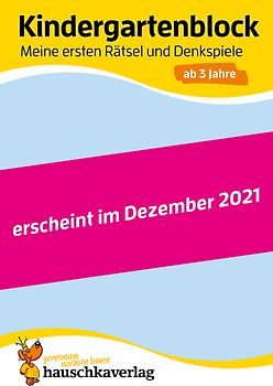 Kindergartenblock ab 3 Jahre - Meine ersten Rätsel und Denkspiele