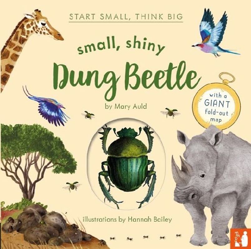 Small, Shiny Dung Beetle
