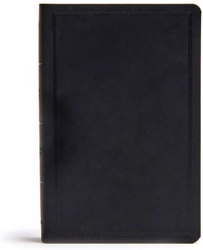 CSB Deluxe Gift Bible, Black Leathertouch