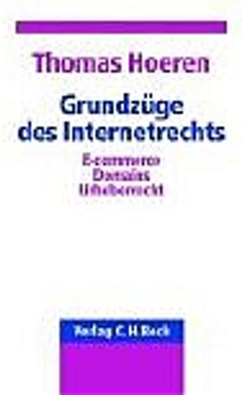 Grundzüge des Internetrechts