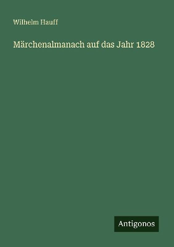 Märchenalmanach auf das Jahr 1828