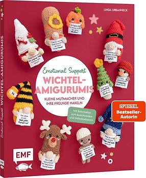 Emotional Support Wichtel-Amigurumis – Kleine Mutmacher und ihre Freunde häkeln