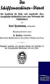 Der Schiffsmaschinen-Dienst