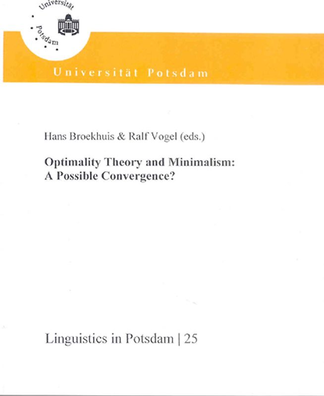 Optimality theory and minimalism