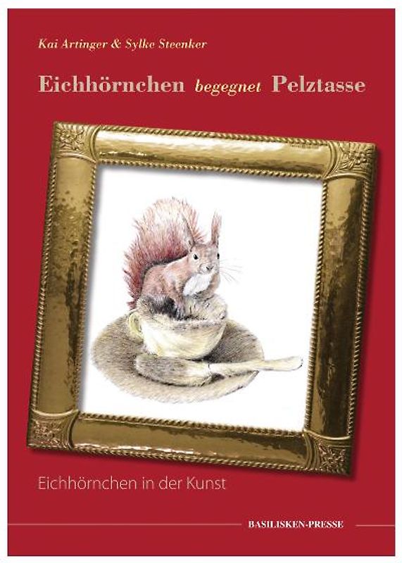 Eichhörnchen begegnet Pelztasse