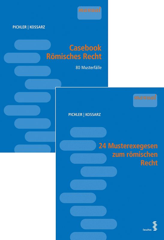 Kombipaket Casebook Römisches Recht und 24 Musterexegesen zum römischen Recht