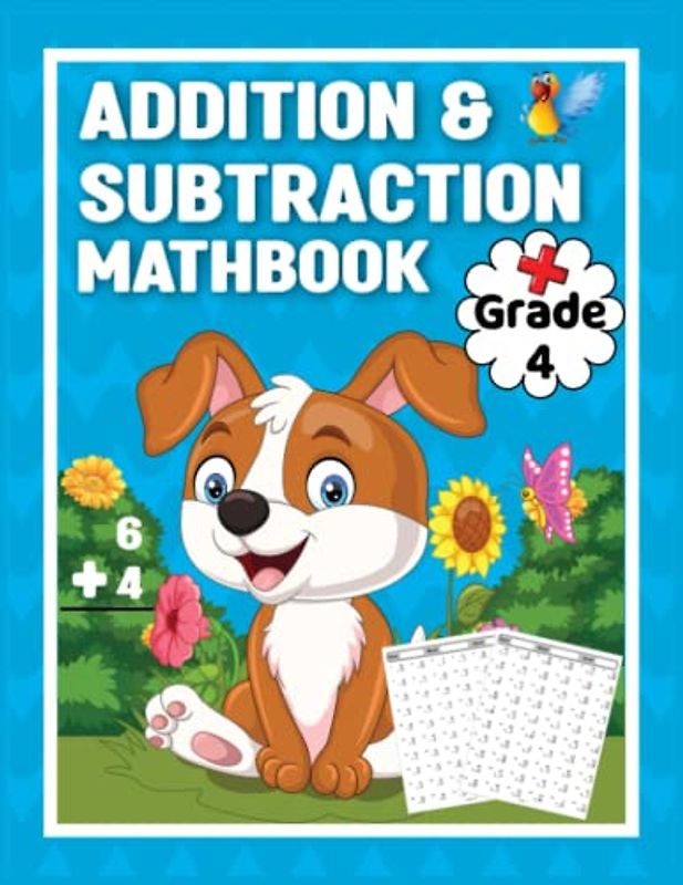 Addition And Subtraction Math Workbook For Grade 4