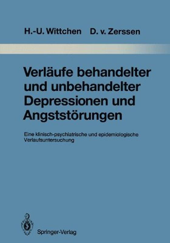 Verläufe behandelter und unbehandelter Depressionen und Angststörungen