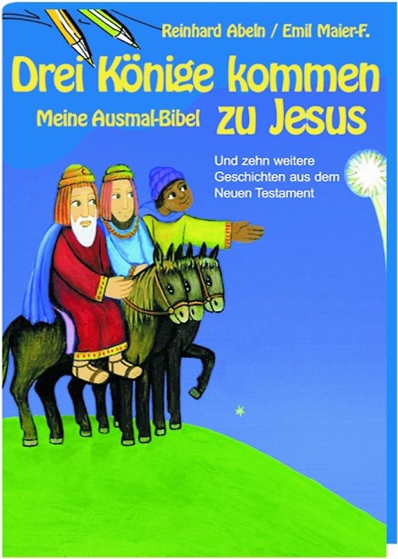 Drei Könige kommen zu Jesus