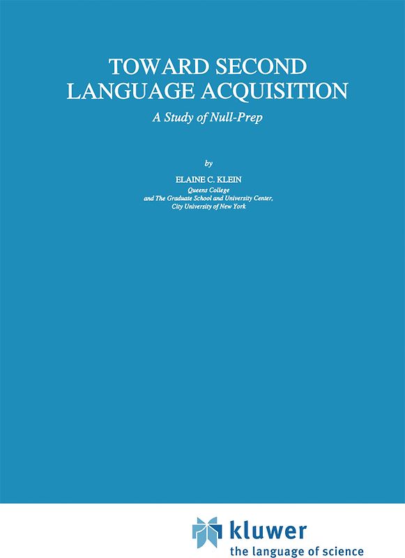 Toward Second Language Acquisition