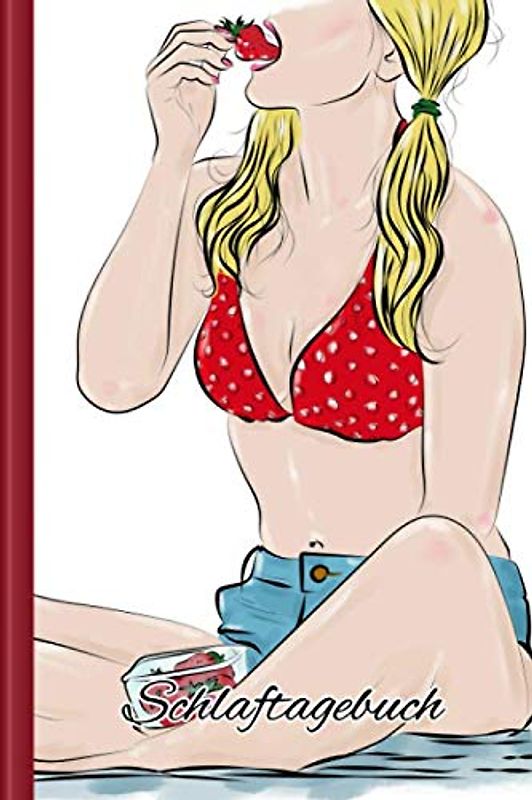 Schlaftagebuch: Als Selbsthilfe zum Ausfüllen & Ankreuzen zur schnellen Erfassung von Schlafgewohnheiten | Motiv: Nina